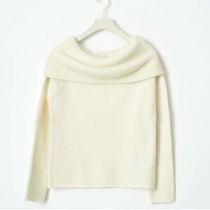 Olive & Oak Cream Cowl Neck Sweater